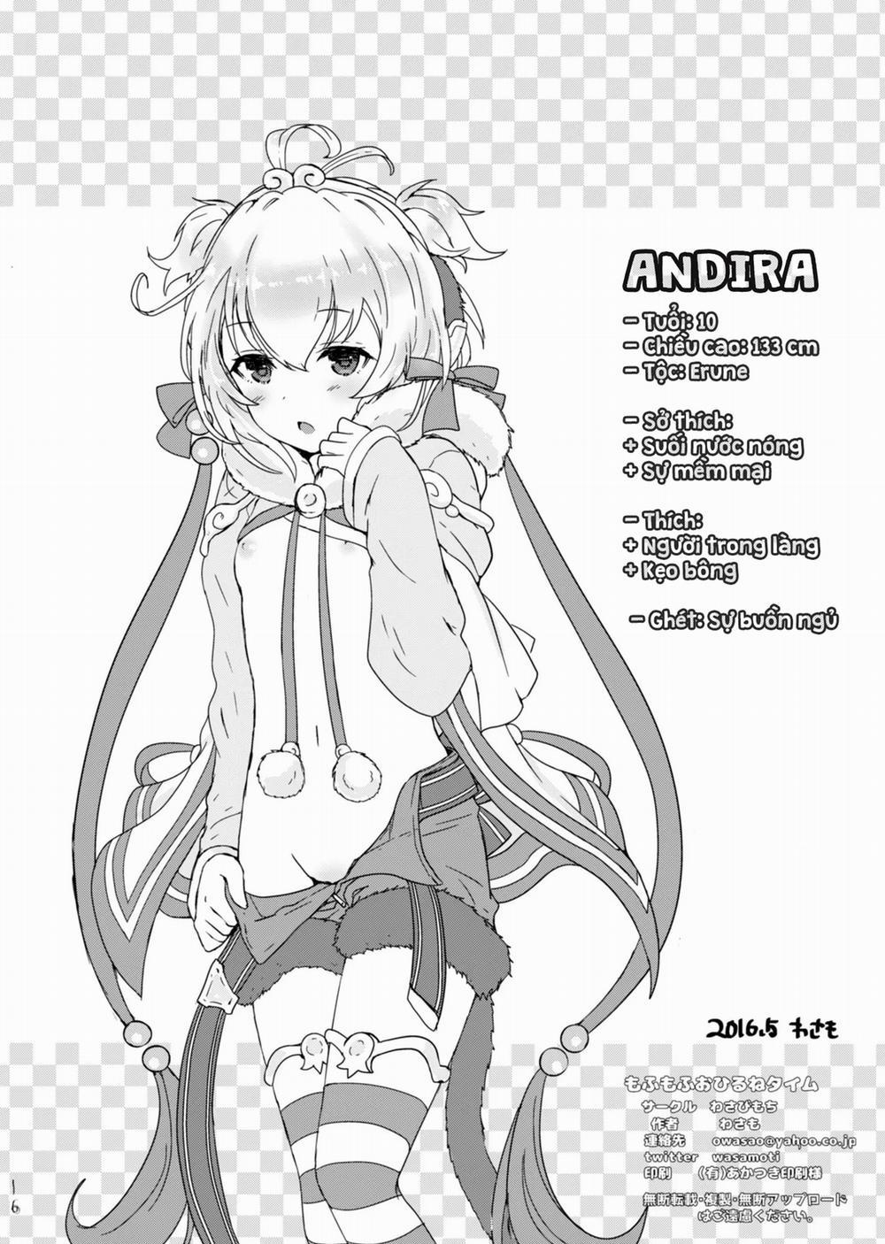 Giấc ngủ trưa êm ái của Andira Oneshot trang 17