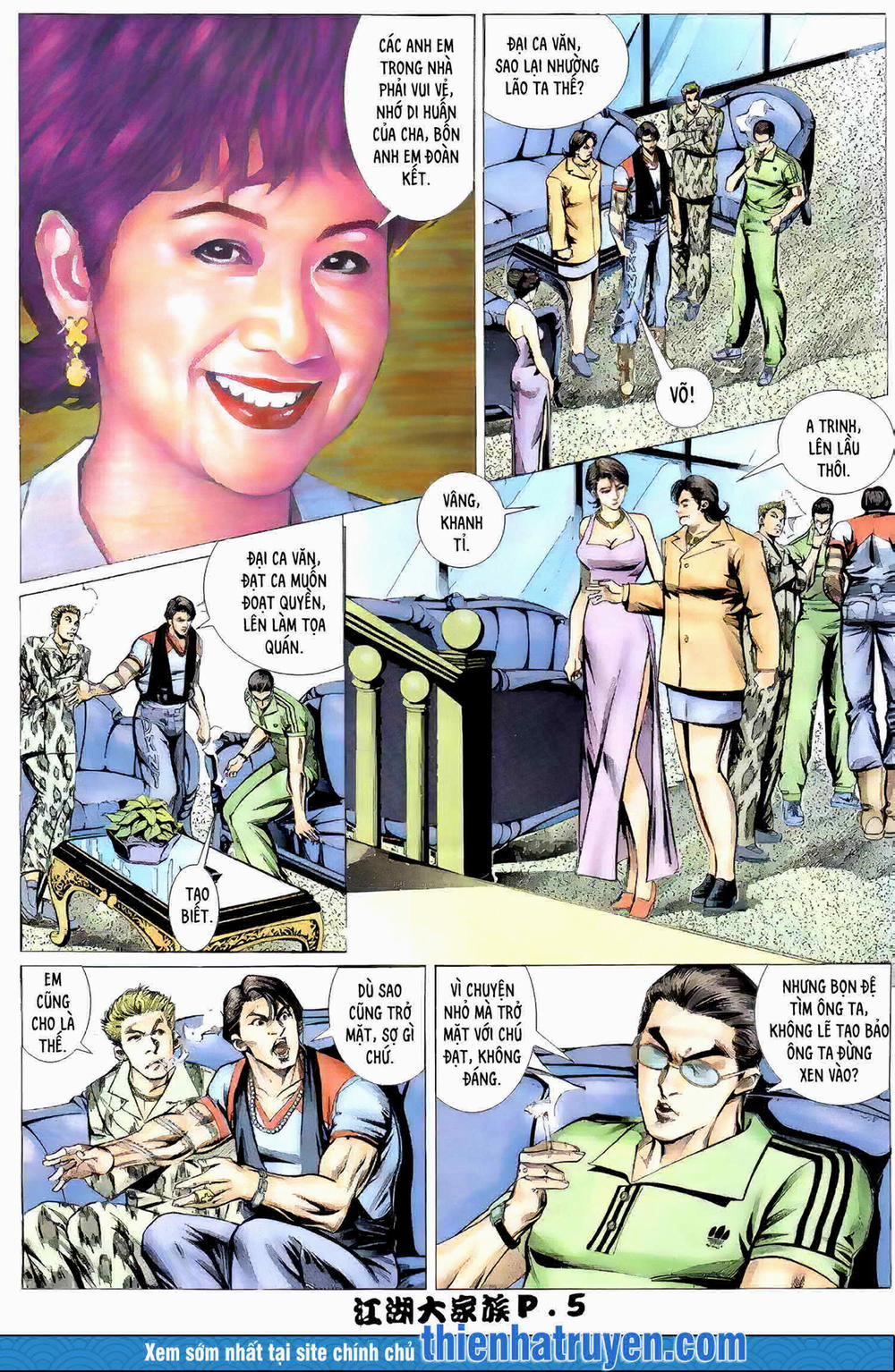 Giang Hồ Đại Gia Tộc 11 trang 4