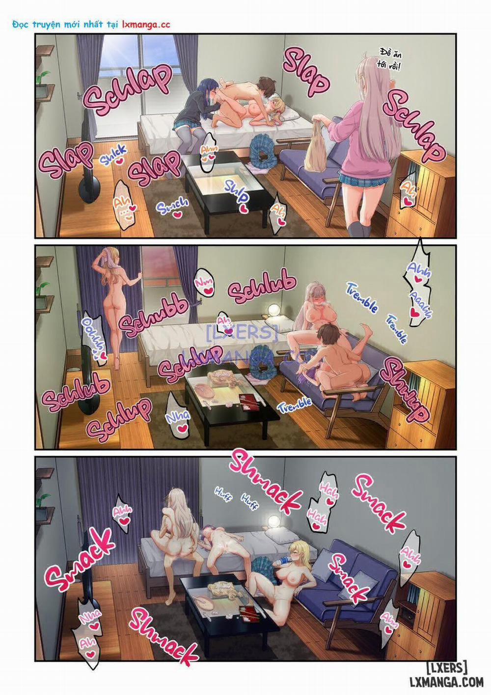 Giờ Nhà Cậu Là Nơi Thử Đồ Của Bọn Tớ Oneshot trang 30