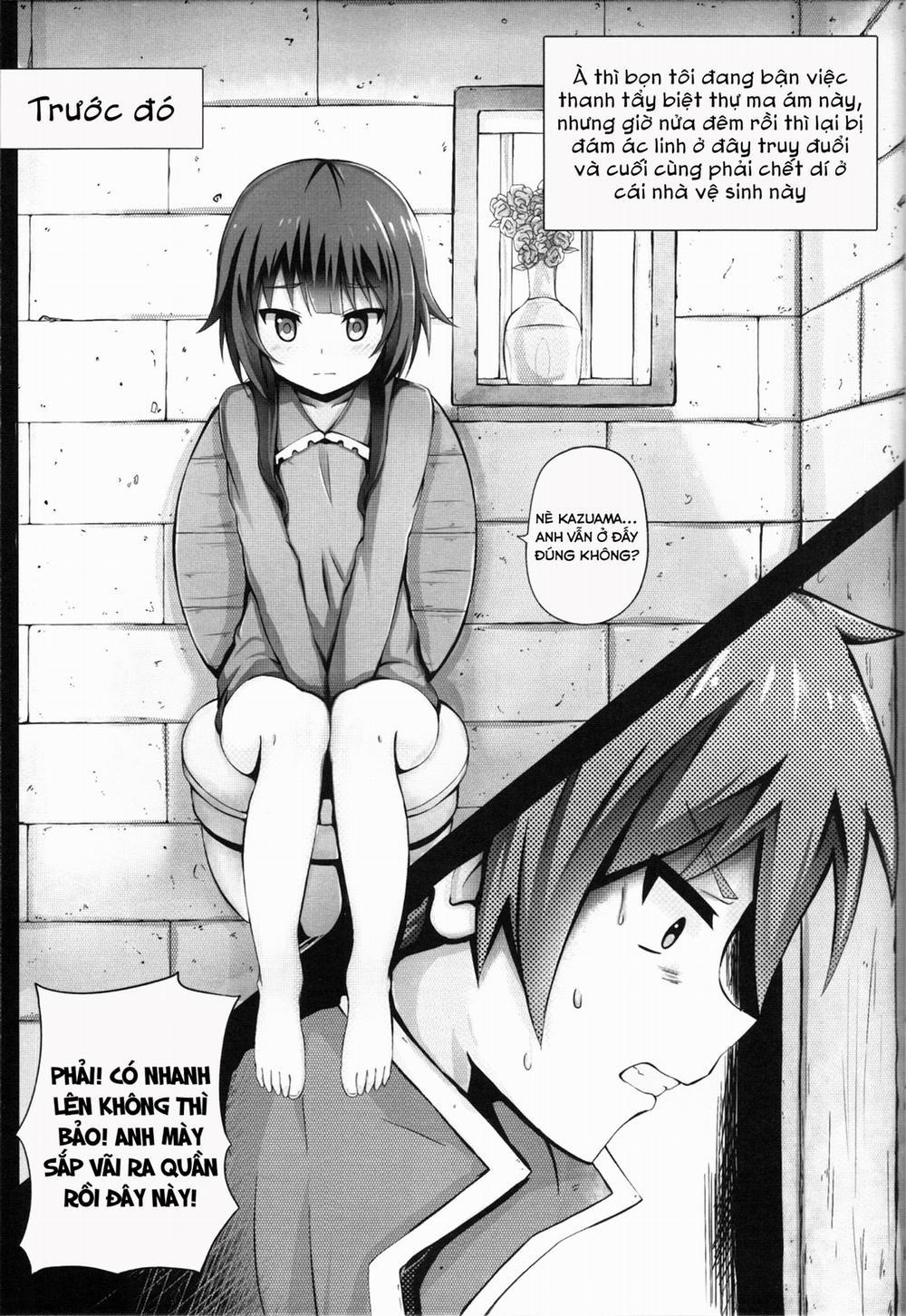 Giving ○○ to Megumin in the Toilet! (Kono Subarashii Sekai Ni Syukufuku O!) Oneshot trang 2