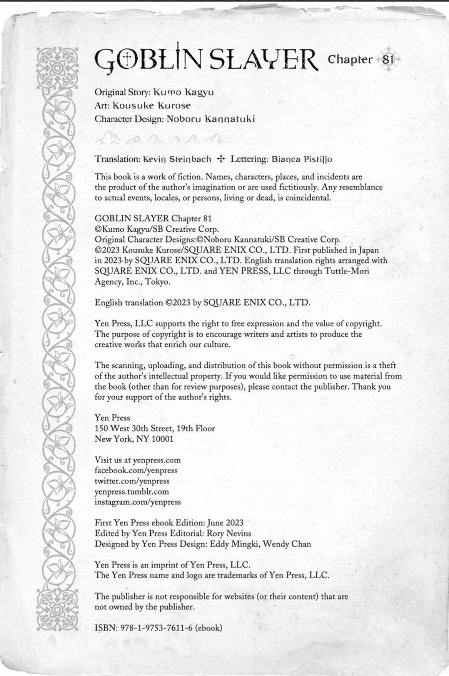 Goblin Slayer Gaiden: Year One 81 trang 22