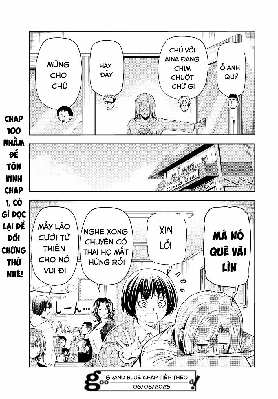 Grand Blue – Cô Gái Thích Lặn 100 trang 36