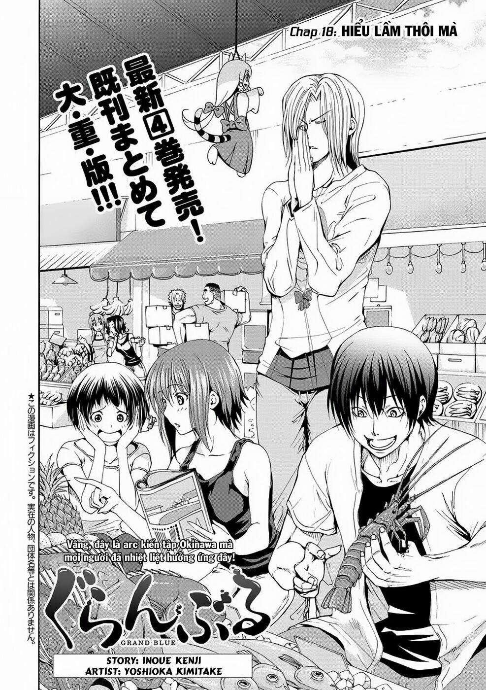 Grand Blue – Cô Gái Thích Lặn 18 trang 3