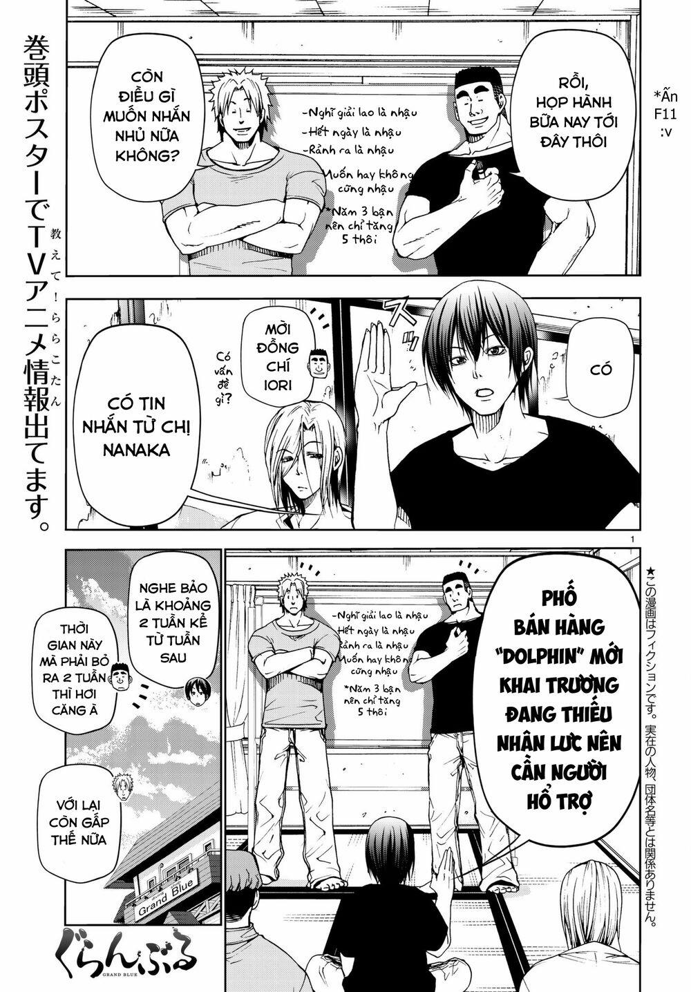 Grand Blue – Cô Gái Thích Lặn 46 trang 4