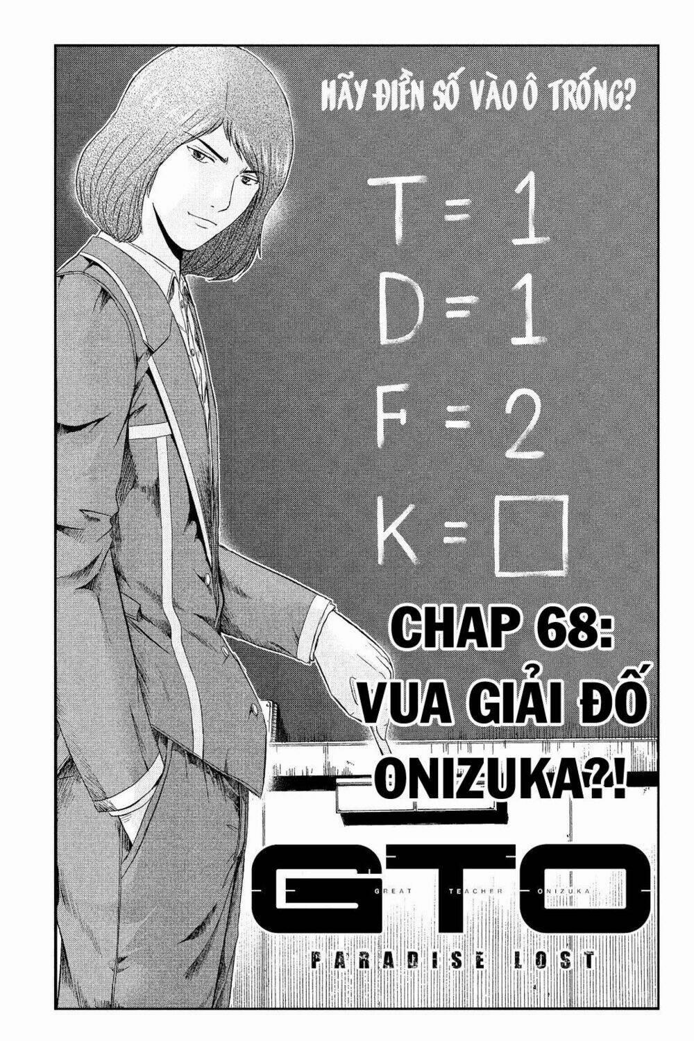Great Teacher Onizuka : Paradise Lost 68 trang 0