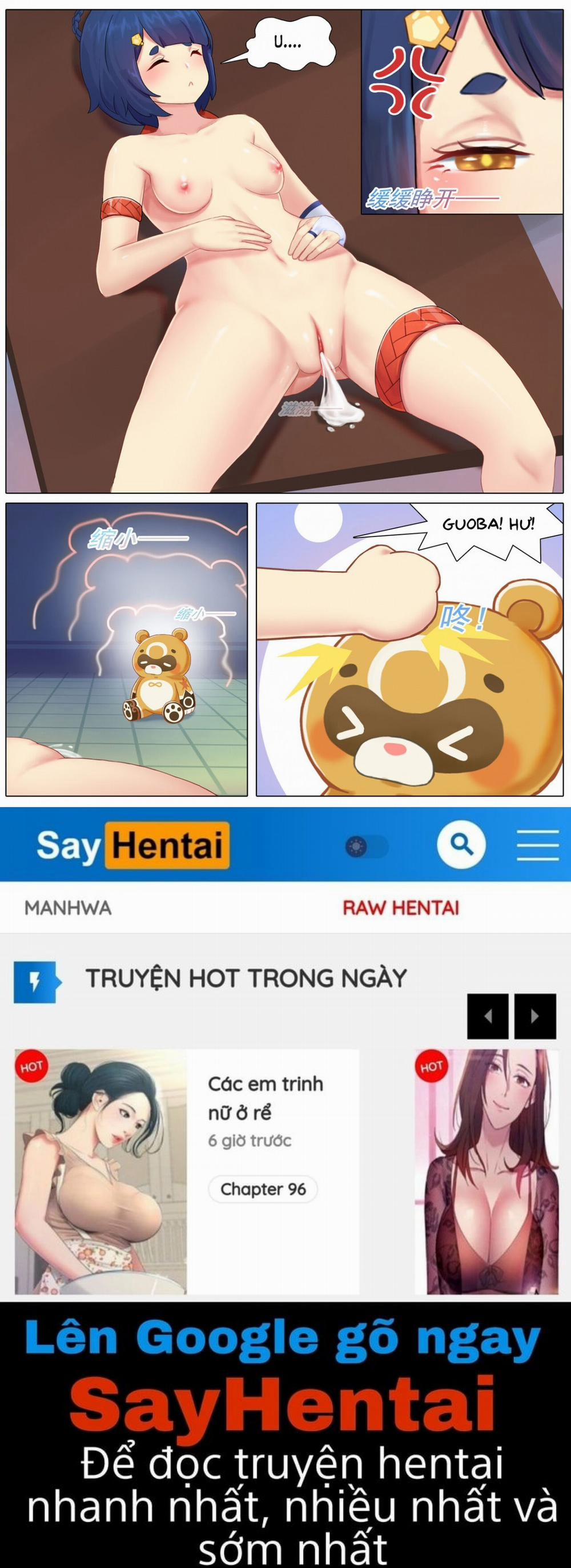 Guoba tung chiêu nổ lồn Xiangling Oneshot trang 10