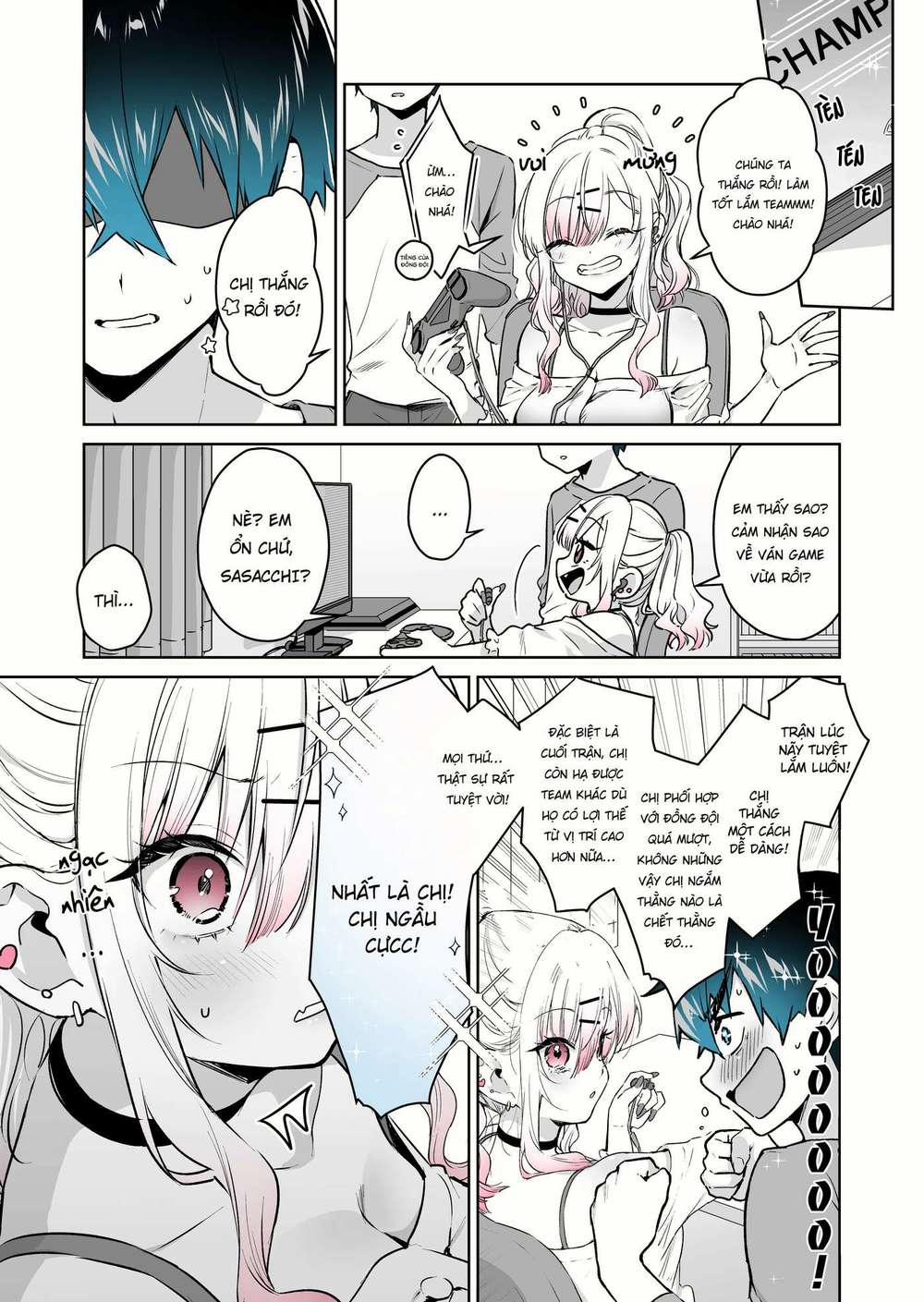 Gyaru Gamer Homeraretai 0 Thấy chị bắn ghê hơm? trang 3