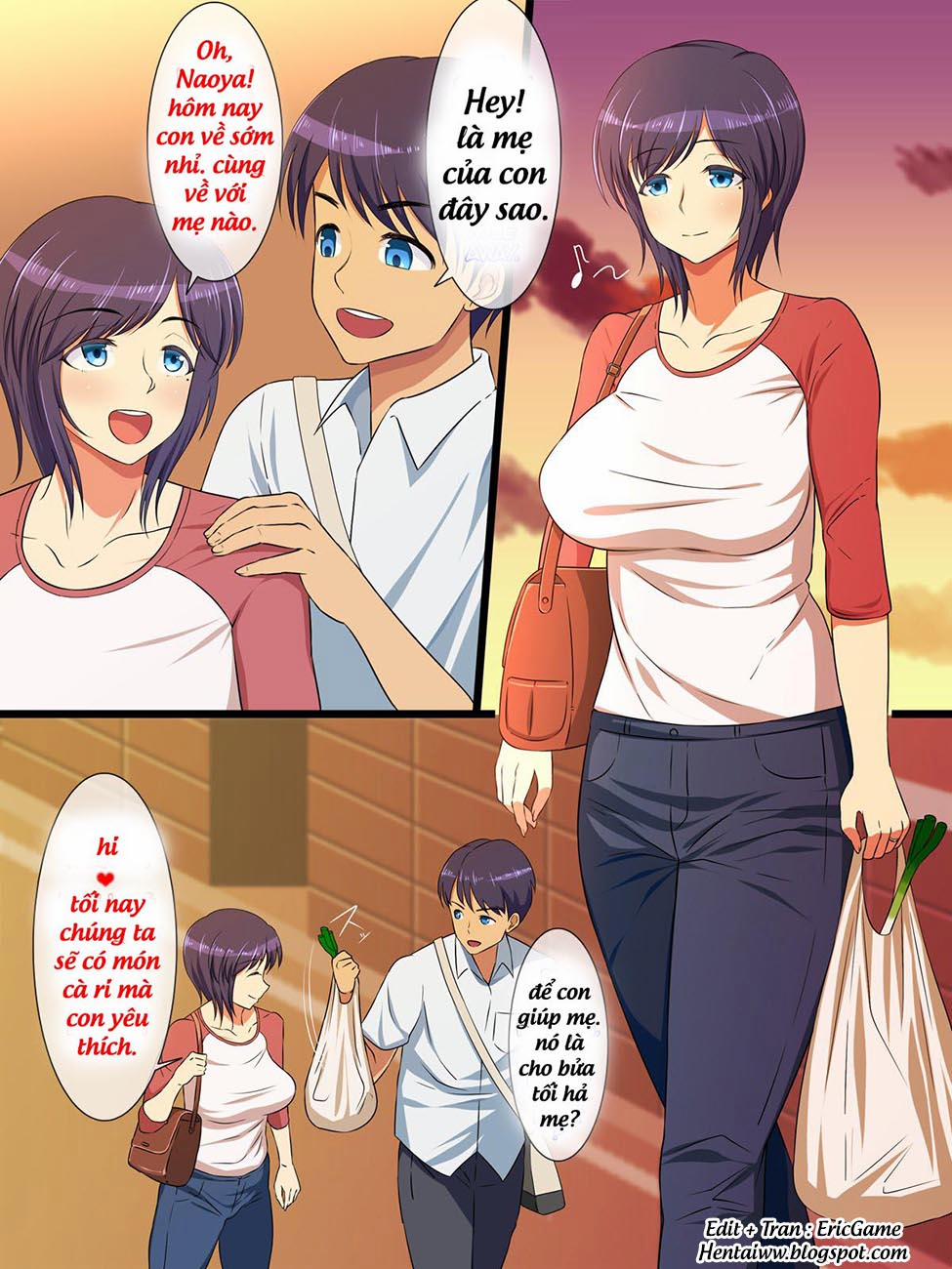 Hahabote! Dougan Kyonyuu Okaasan Ga Musuko Ni Haramasarete Shiawase Ni Naru Hanashi Oneshot [Full Color] trang 0