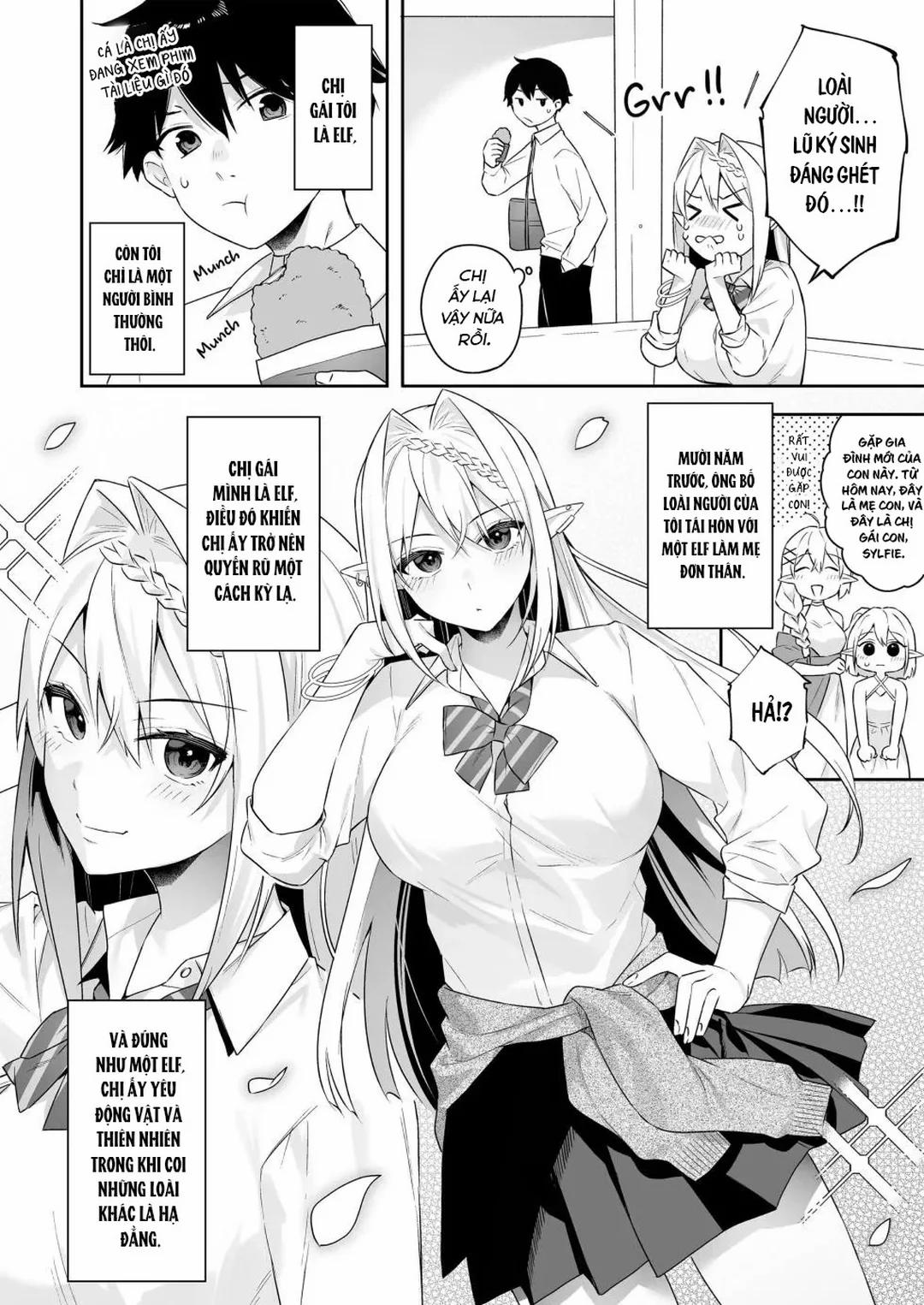 Hai nàng elf thuần chay thèm thịt Oneshot trang 3