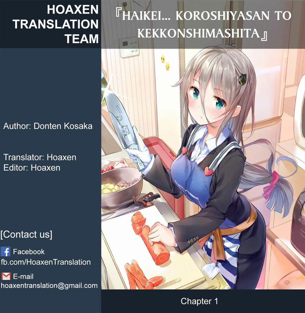 Haikei… Koroshiyasan To Kekkonshimashita 1 trang 0