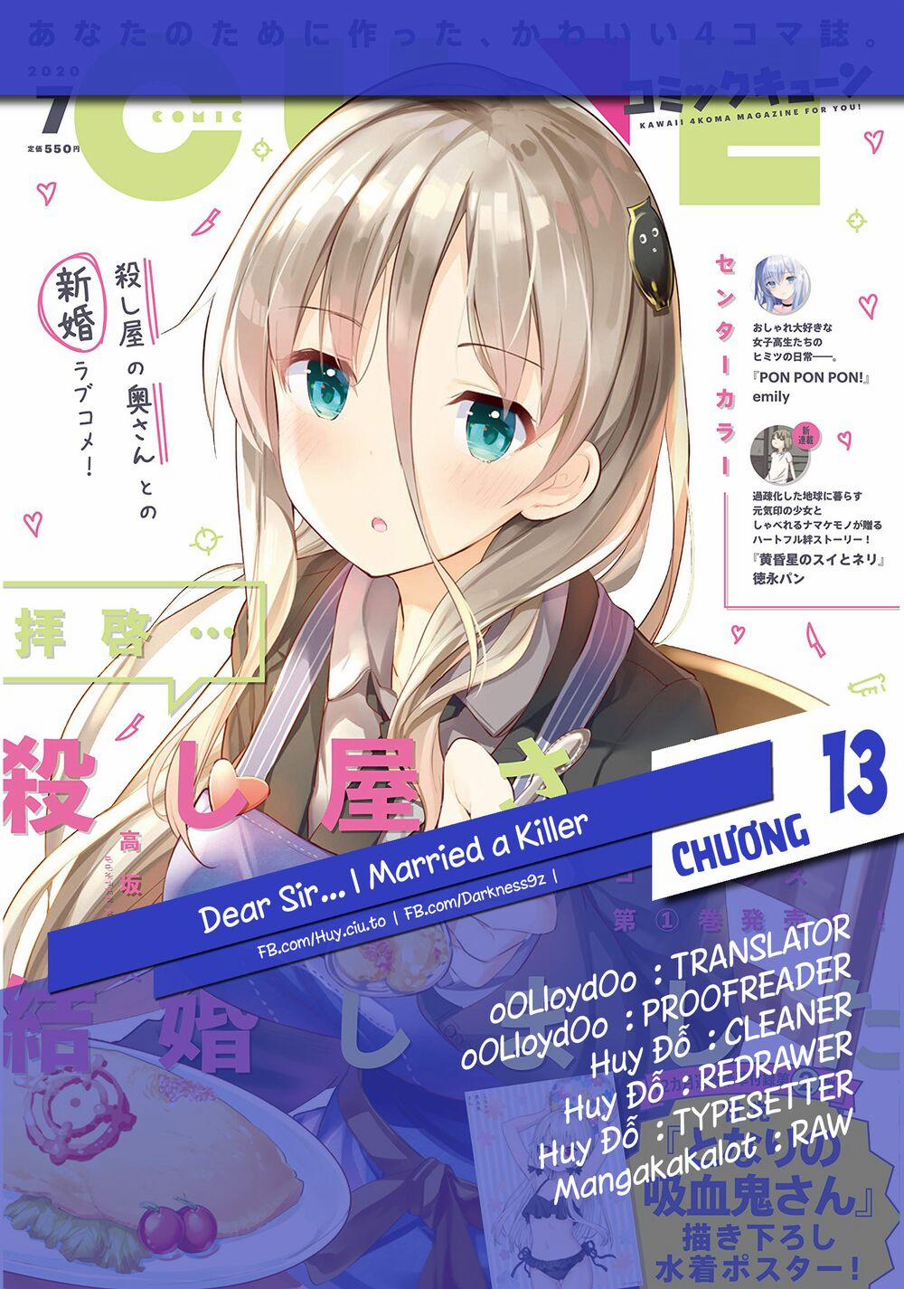 Haikei… Koroshiyasan To Kekkonshimashita 13 trang 0