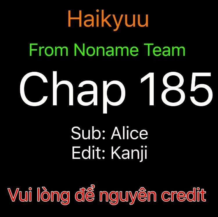Haikyuu 185 trang 0