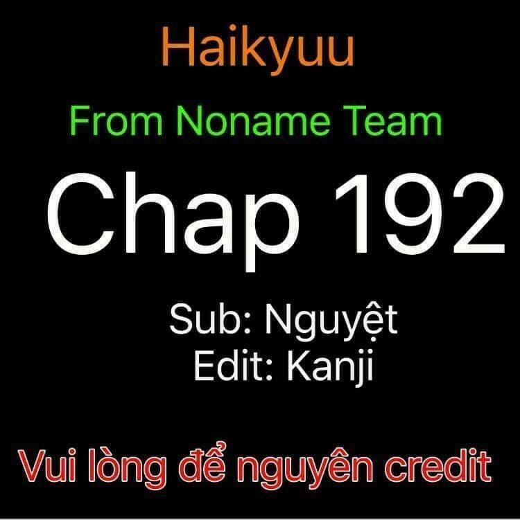 Haikyuu 192 trang 0