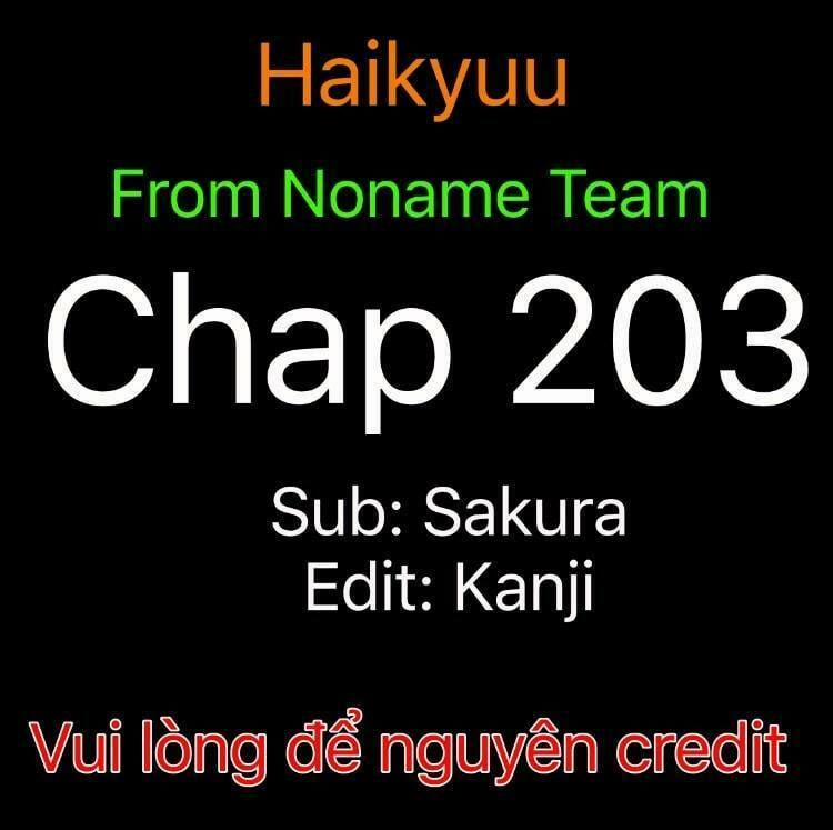 Haikyuu 203 trang 0