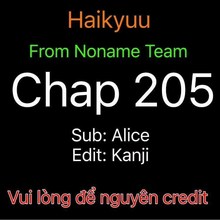 Haikyuu 205 trang 0