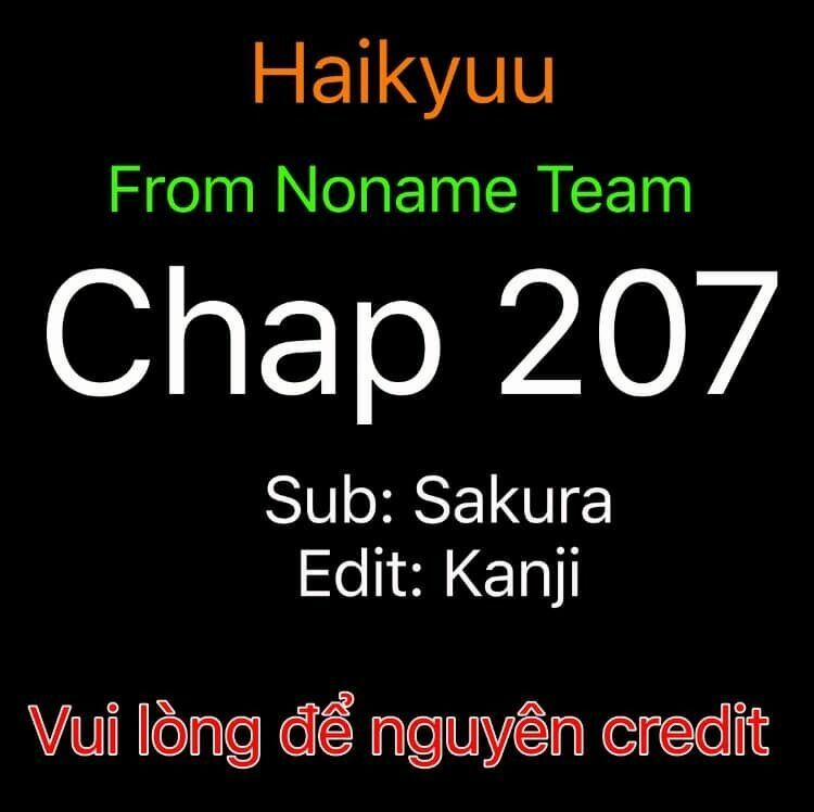 Haikyuu 207 trang 0
