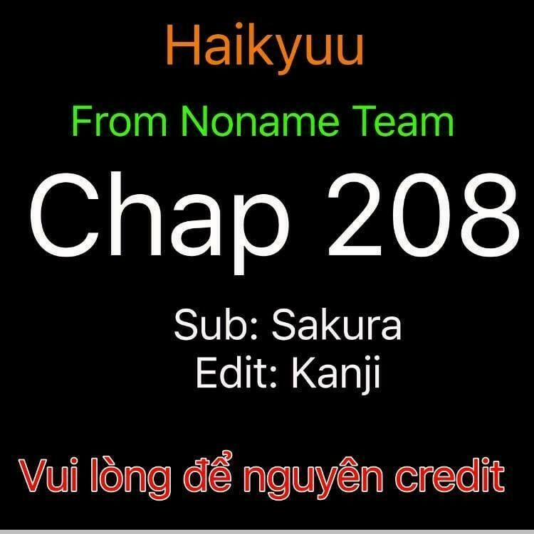 Haikyuu 208 trang 0