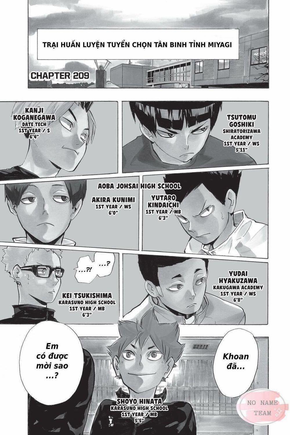 Haikyuu 209 trang 1