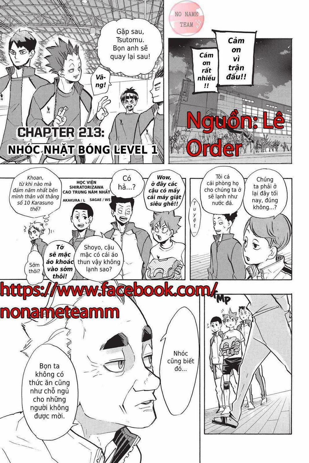 Haikyuu 213 trang 1