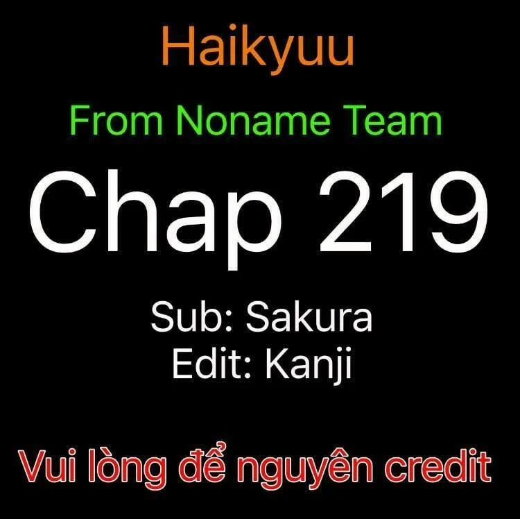Haikyuu 219 trang 0