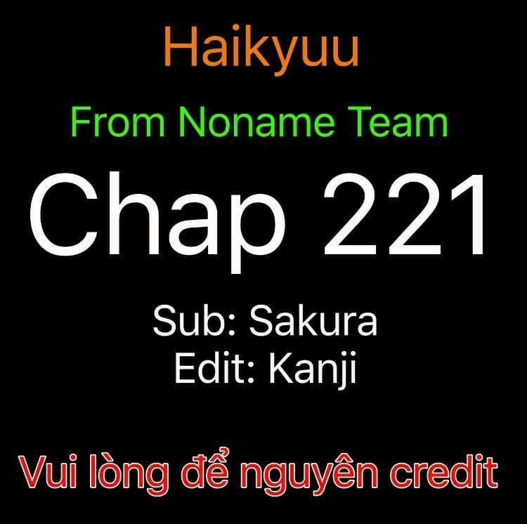 Haikyuu 221 trang 0