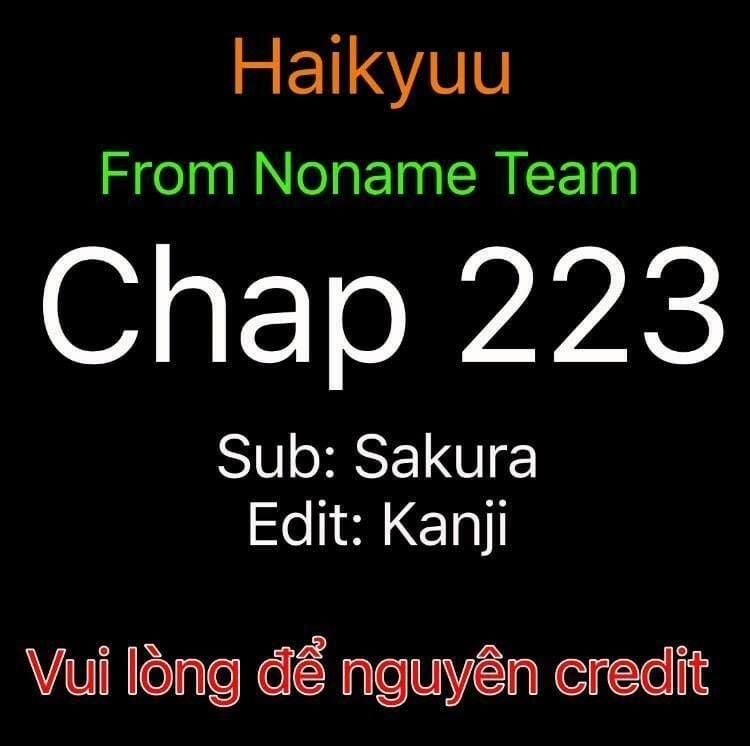 Haikyuu 223 trang 0