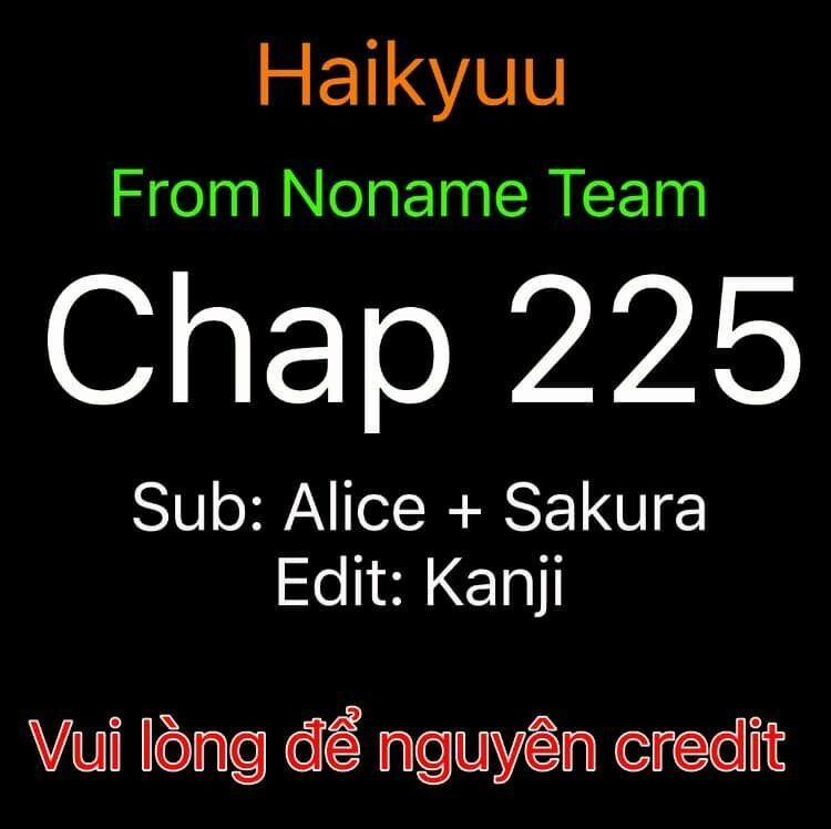 Haikyuu 225 trang 0