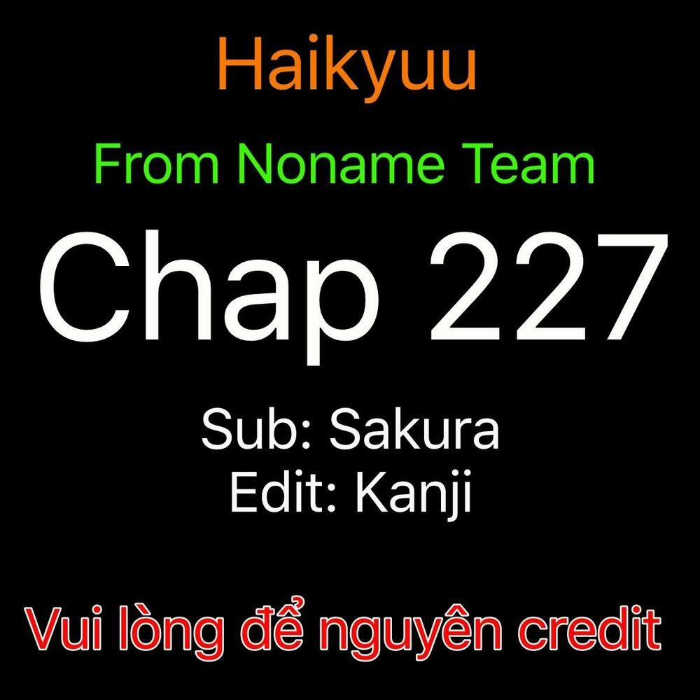 Haikyuu 227 trang 0