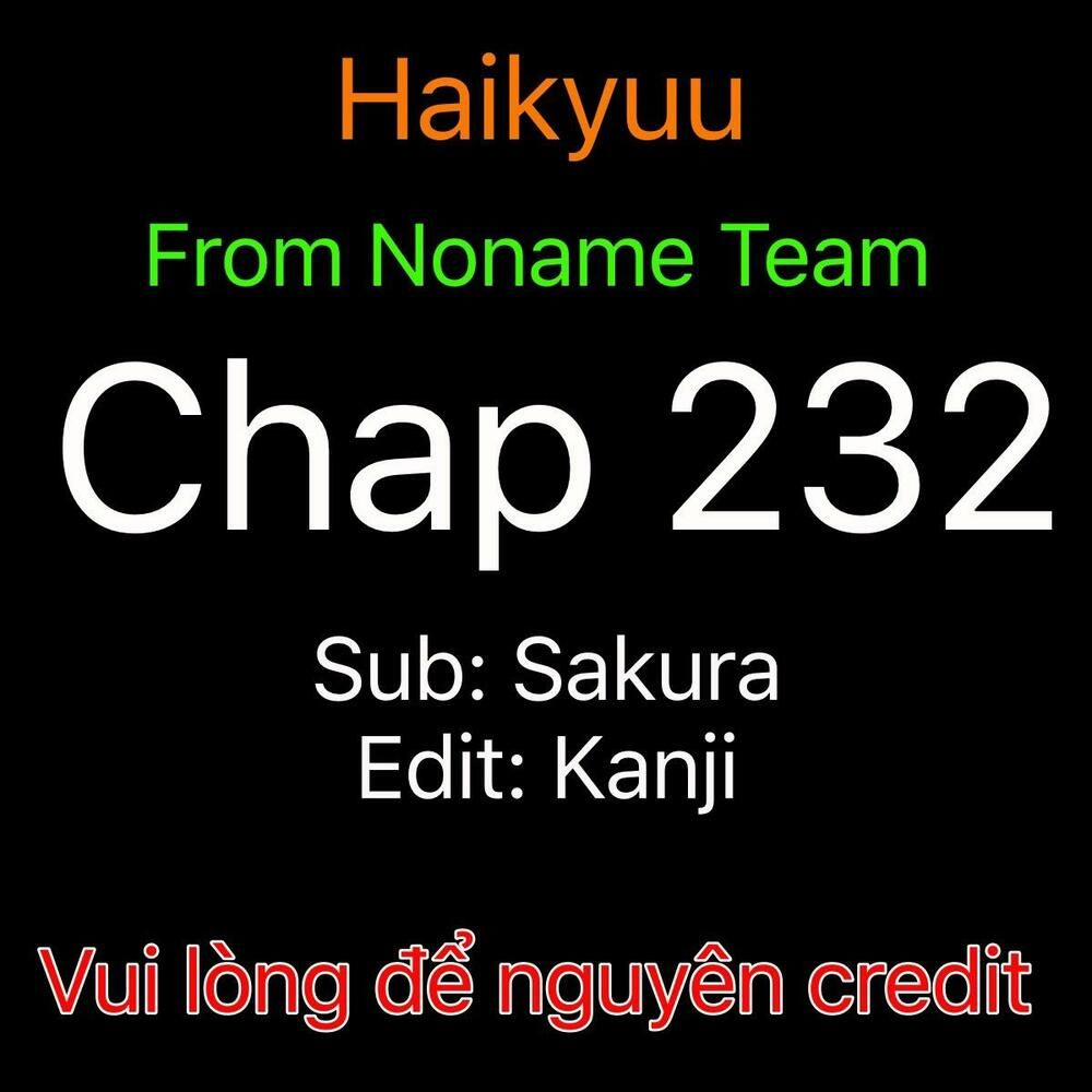 Haikyuu 232 trang 0