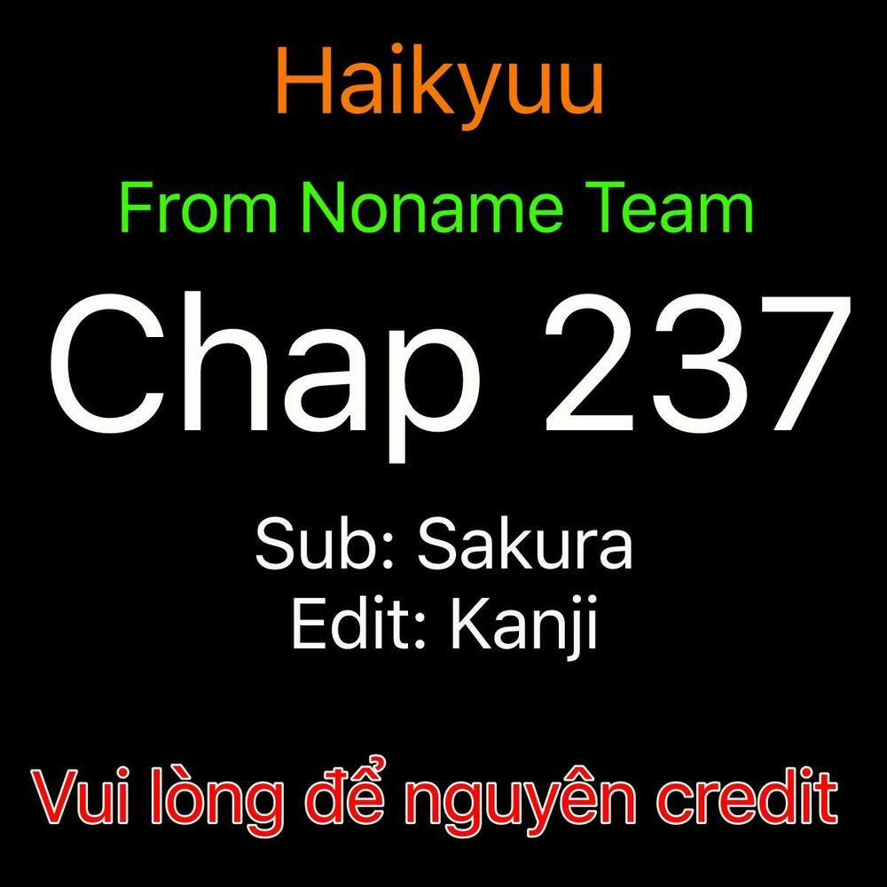 Haikyuu 237 trang 0
