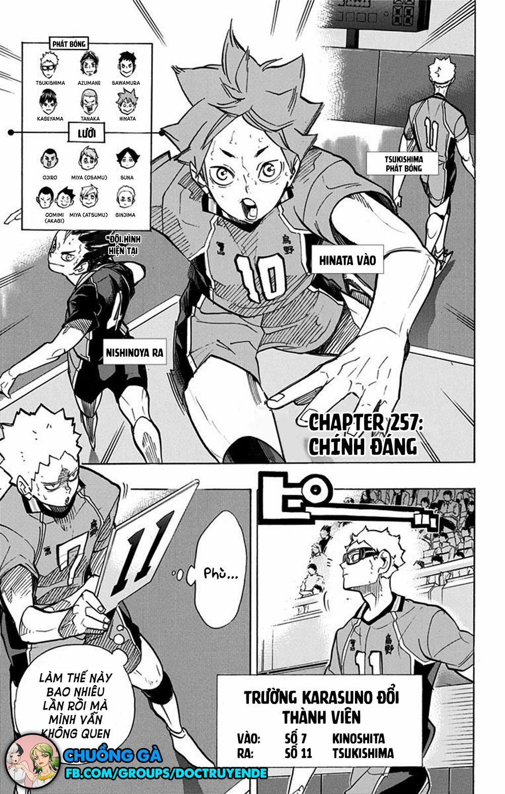 Haikyuu 257 trang 1