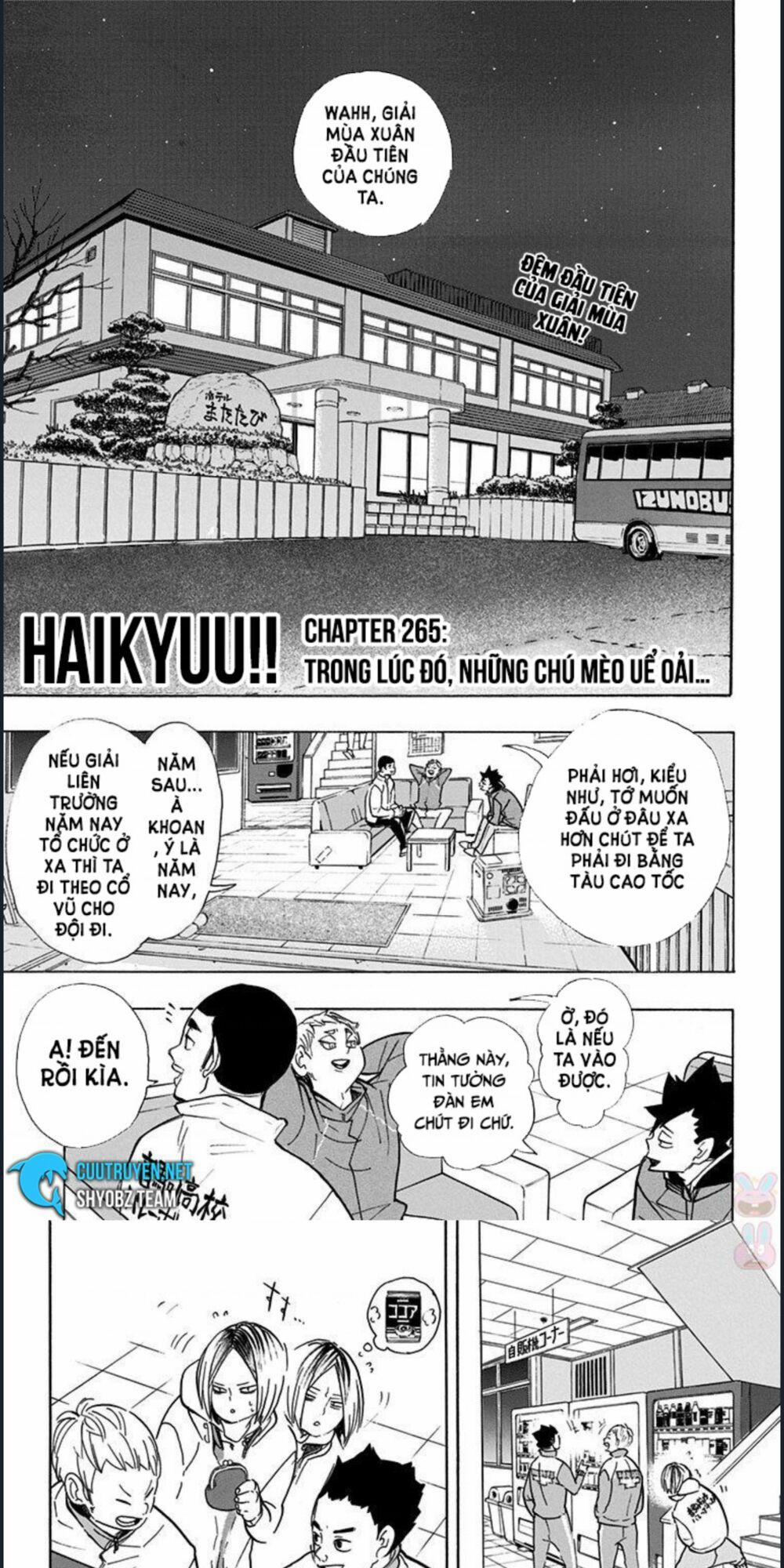 Haikyuu 265 trang 0
