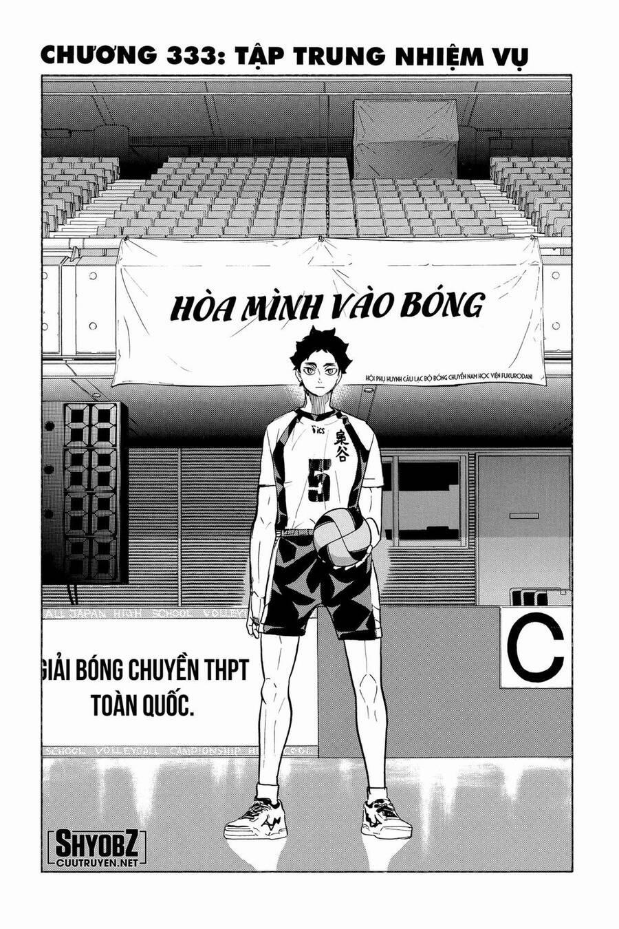 Haikyuu 333 trang 1