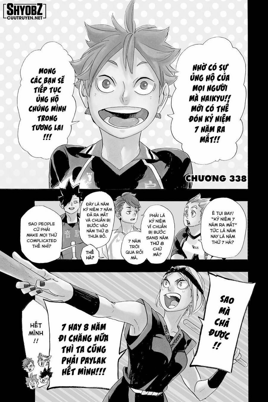 Haikyuu 338 trang 1