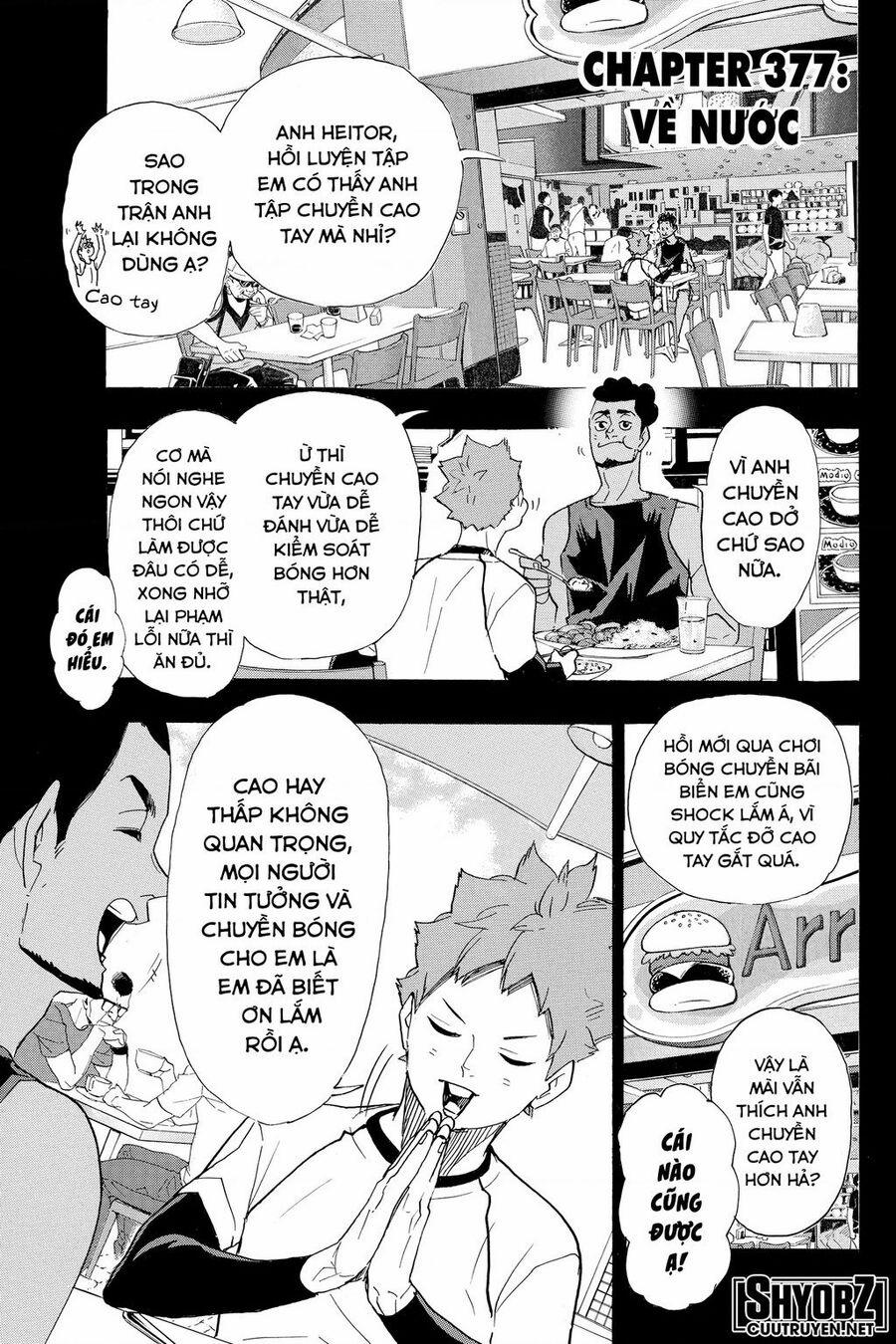 Haikyuu 377 trang 1