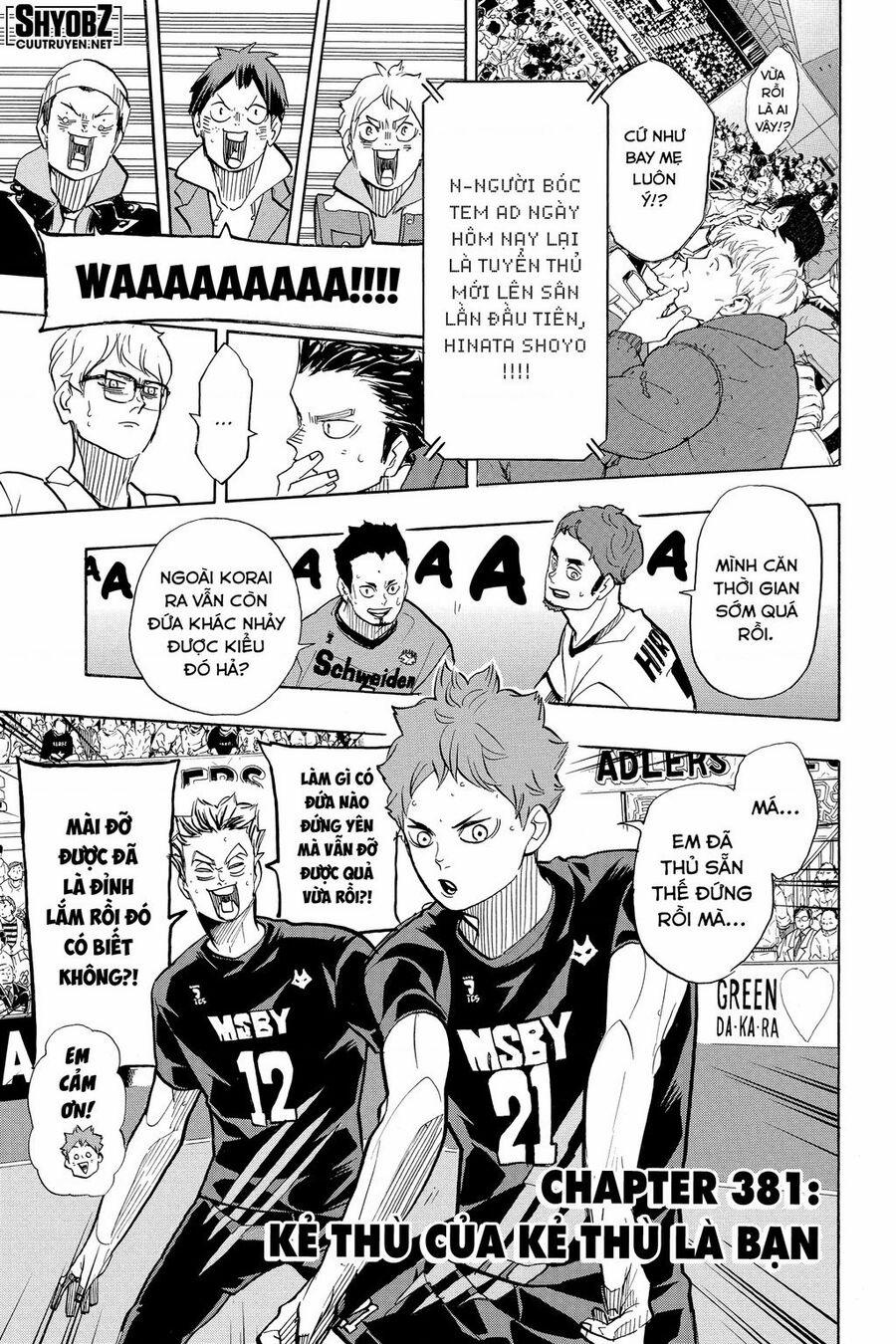 Haikyuu 381 trang 1