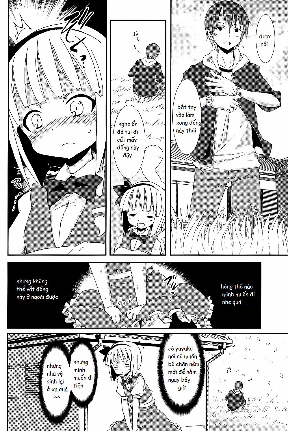 Hakugyokurou to Youmu to Arbeit ( Touhou Project ) 2 trang 5
