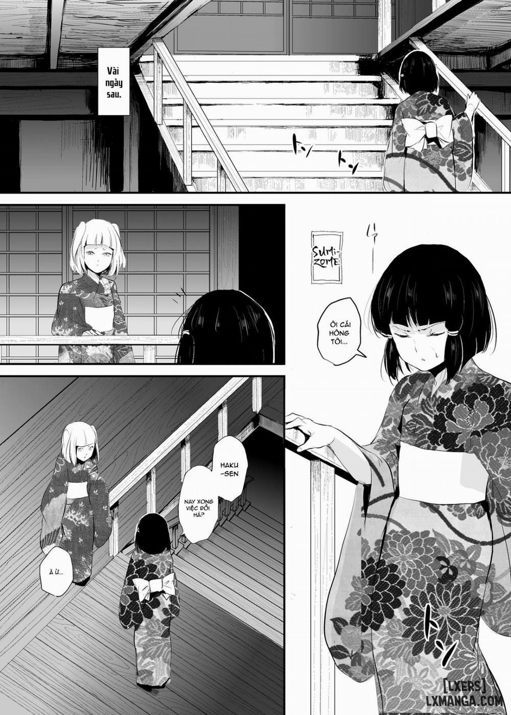 Hakusen to Sumizome Kaidan Shitagaku Jouj Oneshot trang 10