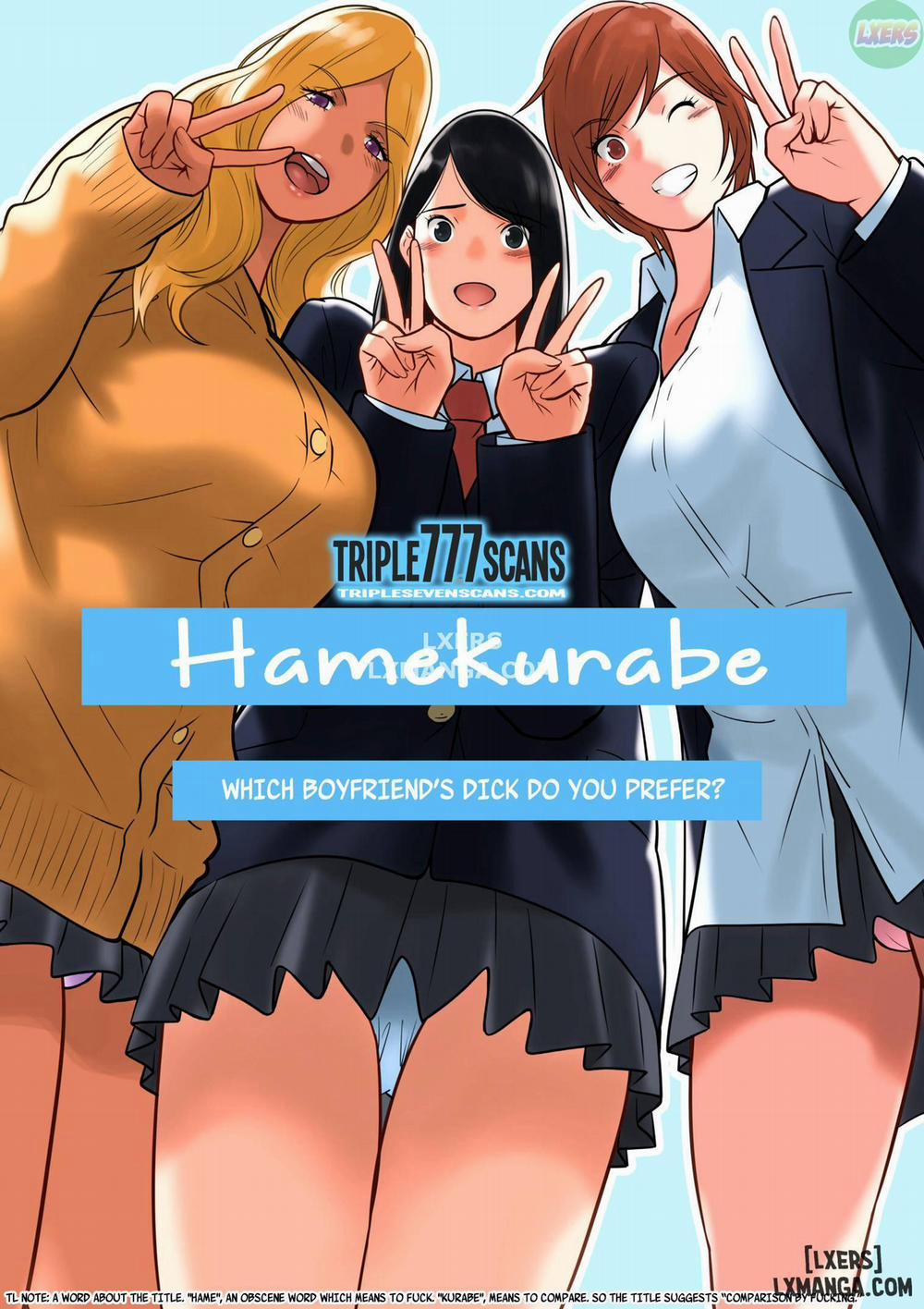 Hamekurabe ~Dono Kareshi no Chinpo ga Osuki Oneshot trang 0