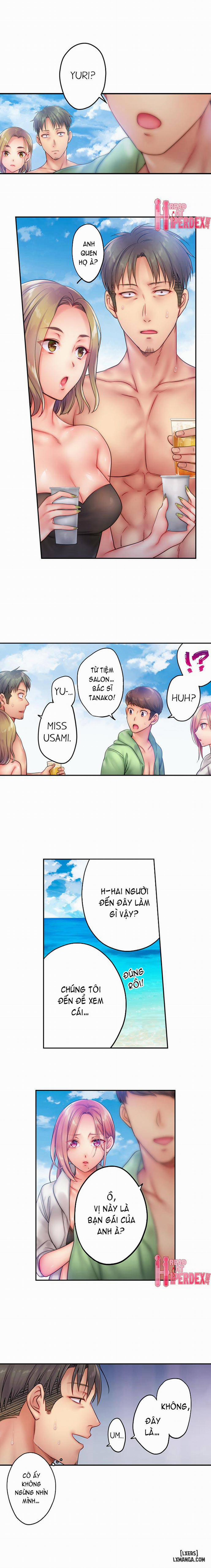 Hắn Mát Xa Qúa Sướng, Tôi Ngoại Tình Trước Mặt Chồng Tôi 37 trang 8