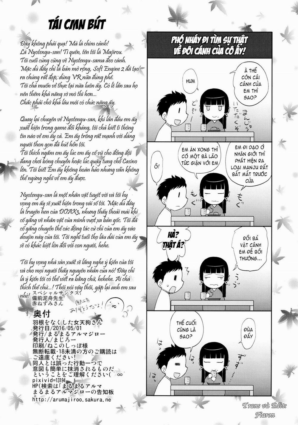 Hane O Nakushita Nyotengu-San (Dead Or Alive) Oneshot trang 26