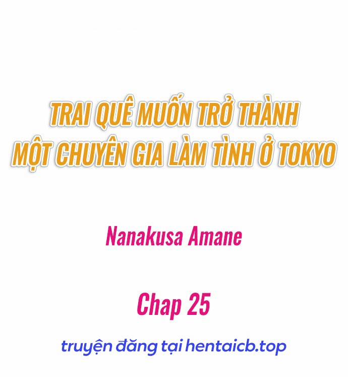 Hành Trình Thành Thánh Chịch Tokyo 25 trang 1