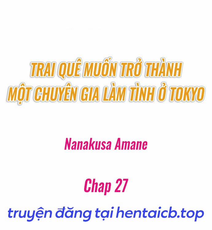 Hành Trình Thành Thánh Chịch Tokyo 27 0 END trang 1
