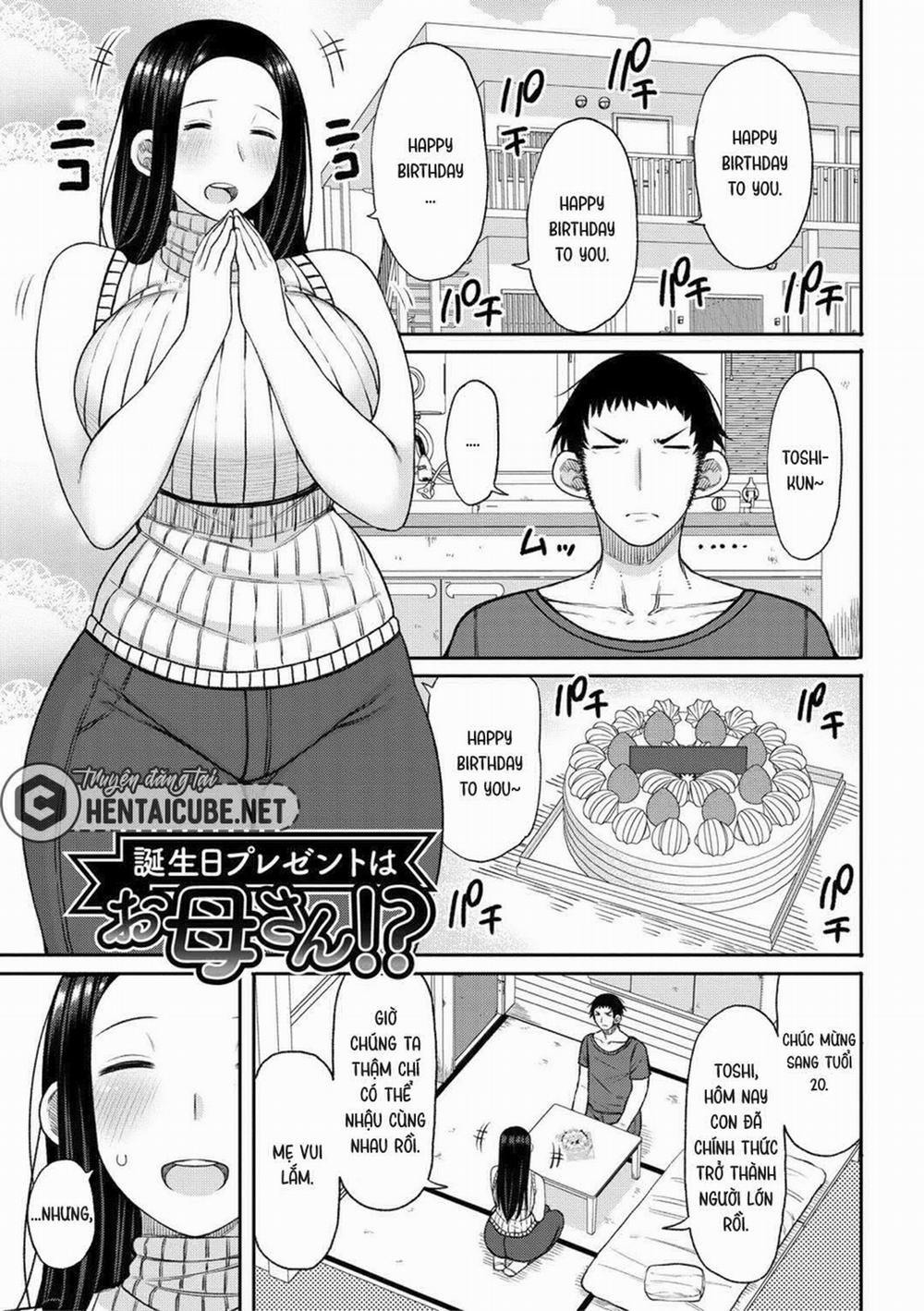 Haramitagari na Hahaoya ~Okaa-san to Ippai Kozukuri Shiyou ne~ 8 - Quà sinh nhật | END trang 1