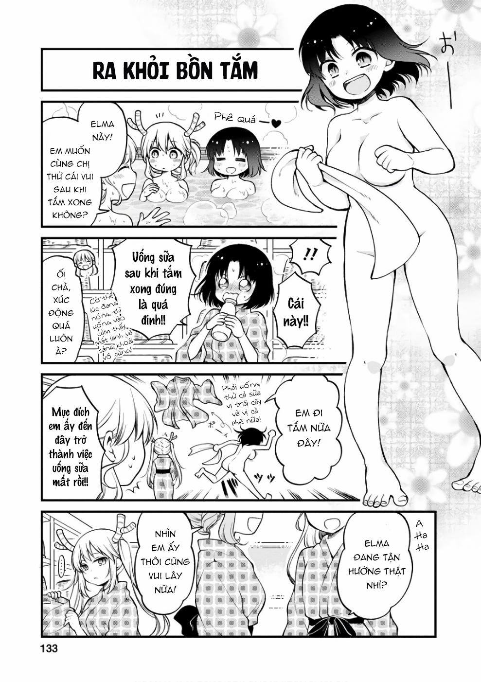 Hầu Gái Rồng Nhà Kobayashi: Nhật Ký Công Sở Của Elma 0 "Elma và suối nước nóng" trang 9
