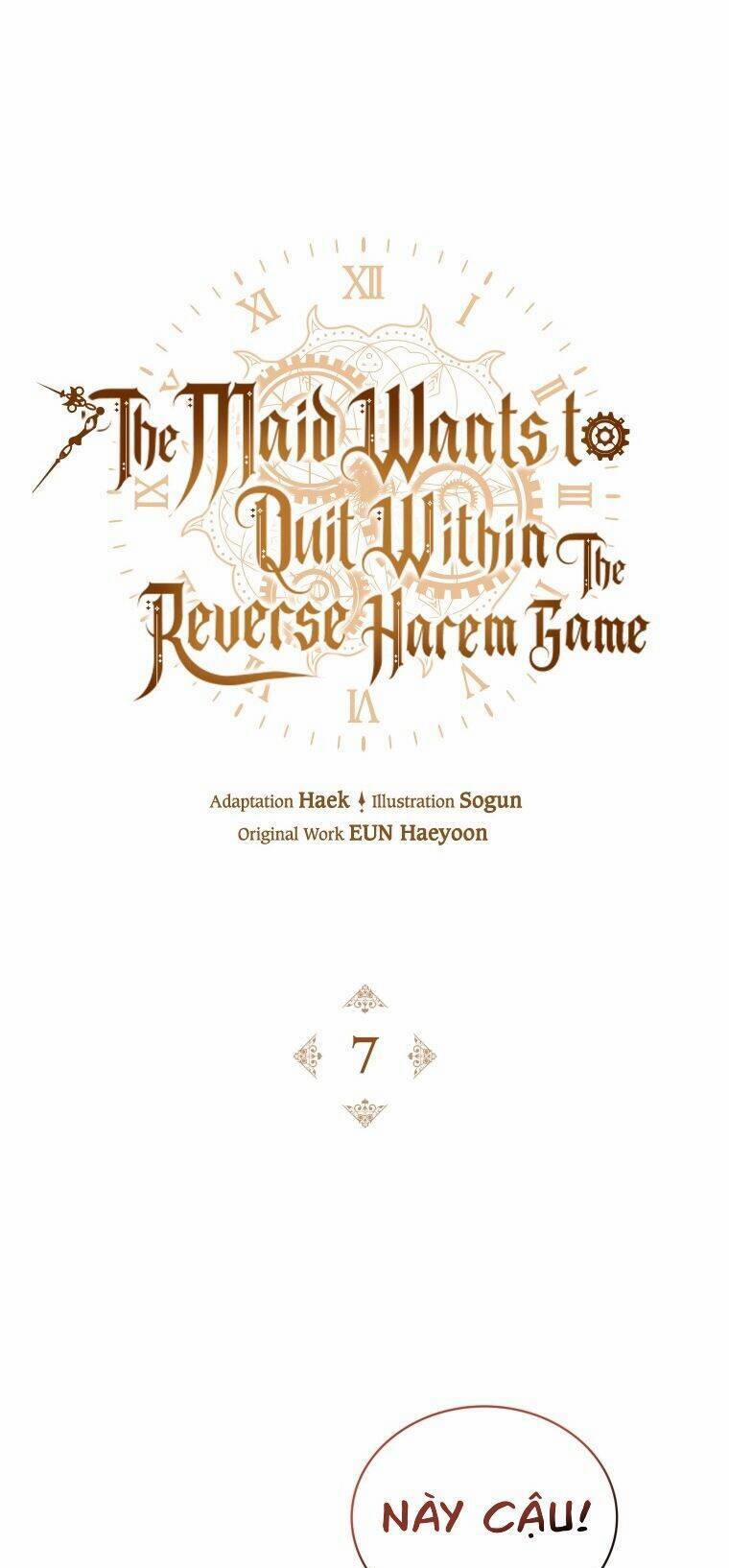 Hầu Nữ Trong Trò Chơi Harem Ngược Muốn Nghỉ Việc 7 trang 8