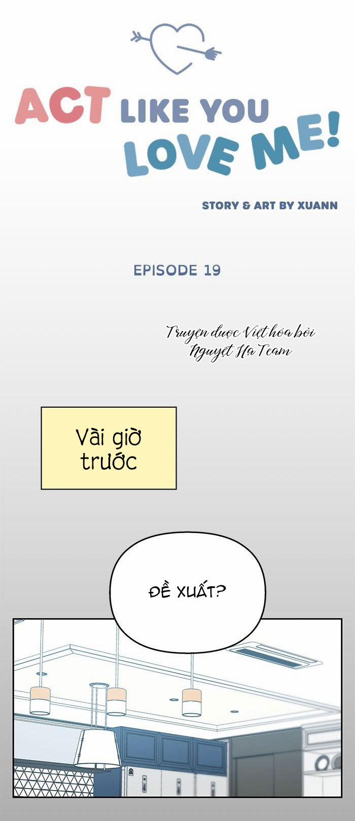 Hãy Diễn Như Anh Yêu Em 19 trang 12