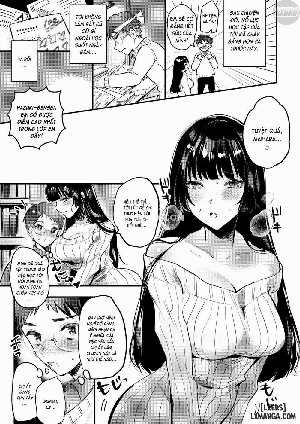 Hazuki-sensei's Too Sexy for Me to Concentrate Oneshot trang 8