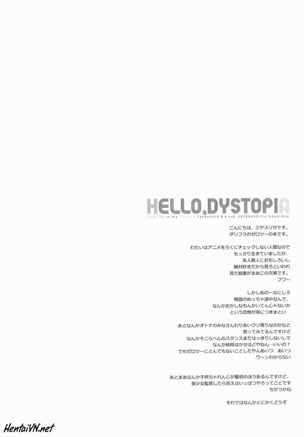 HELLO, DYSTOPIA (DARLING in the FRANXX) 1.1 trang 2