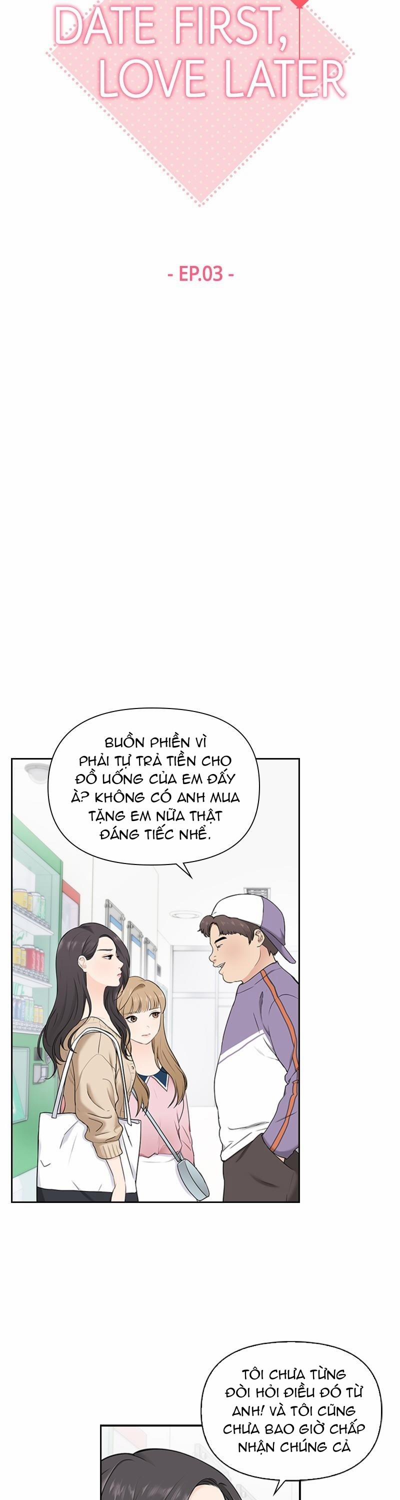 Hẹn Hò Trước, Yêu Đương Sau 3 trang 6